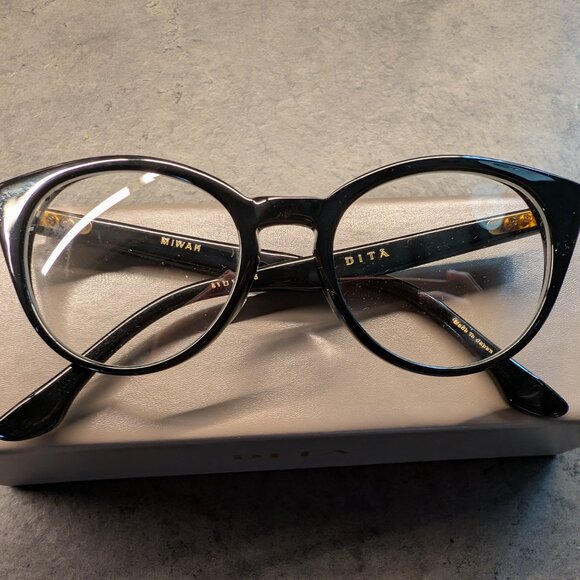DITA optical Miwah Cateye Black glasses DTX-711-A-01 - Picture 2 of 6